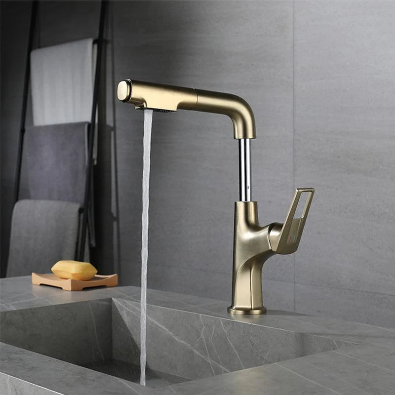 Glam Centerset Tap One Lever Handle Tap with Swivel Spout -Bathlova