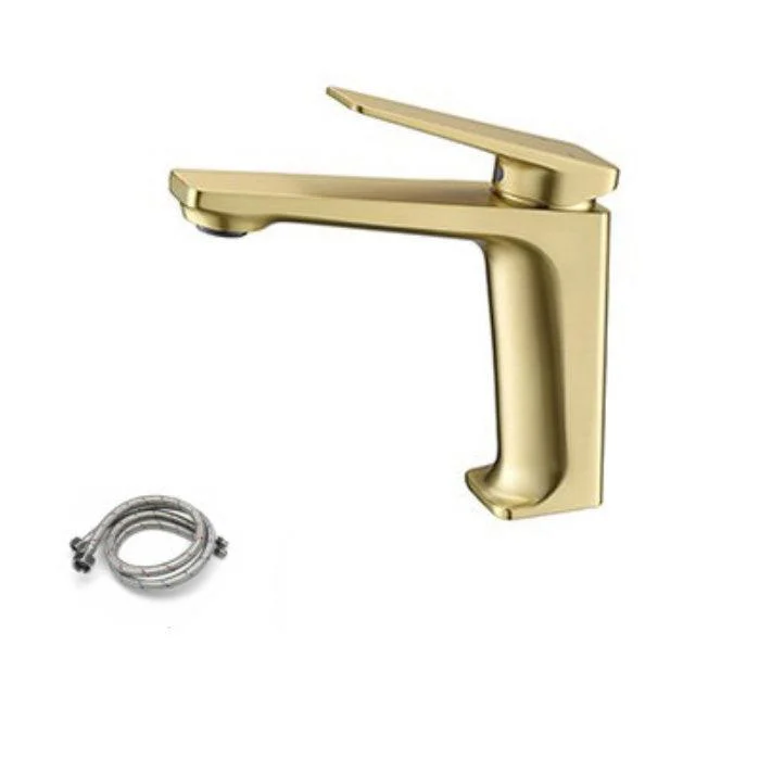 Glam Copper Vessel Tap Lever Handles Low Arc Vessel Tap for Bathroom -Bathlova