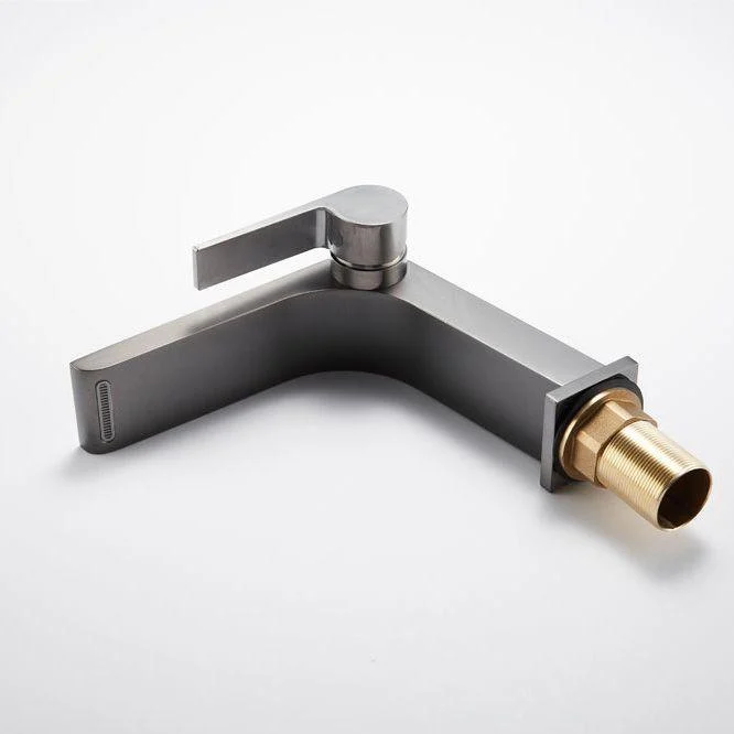 Glam Copper Vessel Tap Single-handle Low Arc Vessel Tap for Bathroom -Bathlova