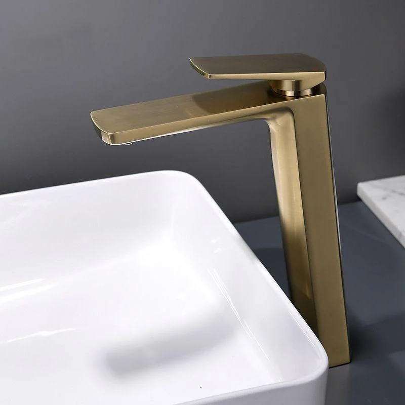 Glam Sink Tap Brass Lever Handles Vessel Sink Bathroom Tap -Bathlova