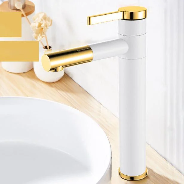 Glam Sink Tap Single Lever Handle Tap with Swivel Spout -Bathlova