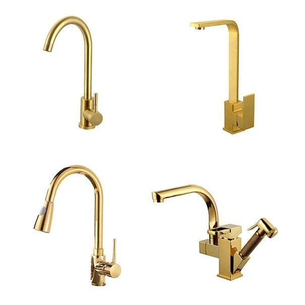 Glam Stainless Kitchen Sink Golden with Tap Cutting-Board Drain Assembly Sink -Bathlova