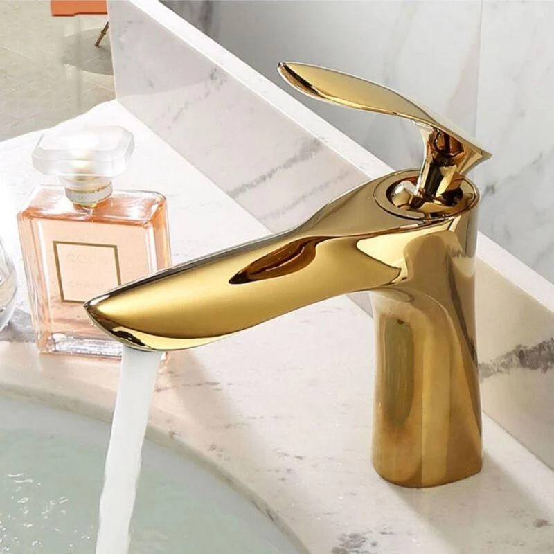 Glam Style Tap One Lever Handle Vessel Sink Bathroom Tap -Bathlova