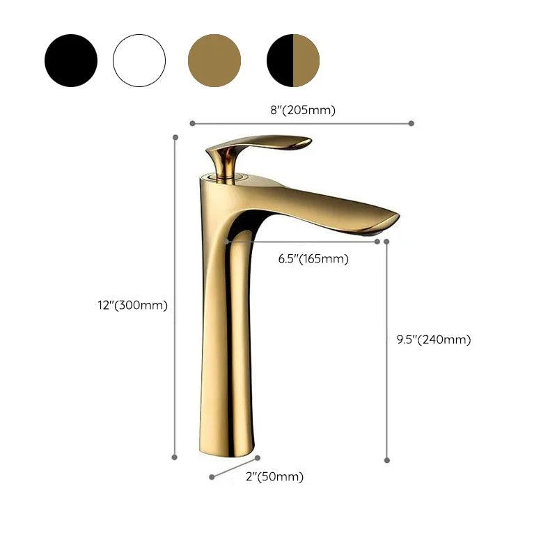 Glam Style Tap One Lever Handle Vessel Sink Bathroom Tap -Bathlova