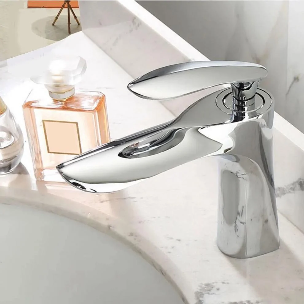 Glam Style Tap One Lever Handle Vessel Sink Bathroom Tap -Bathlova