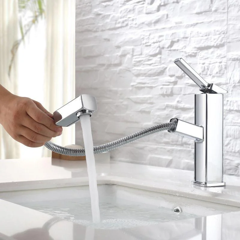 Glam Style Tap Single Handle Centerset Tap with Swivel Spout -Bathlova