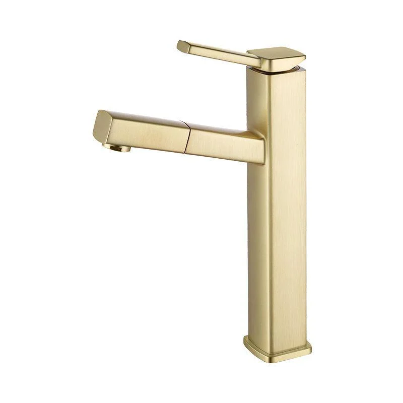 Glam Style Tap Single Handle Centerset Tap with Swivel Spout -Bathlova