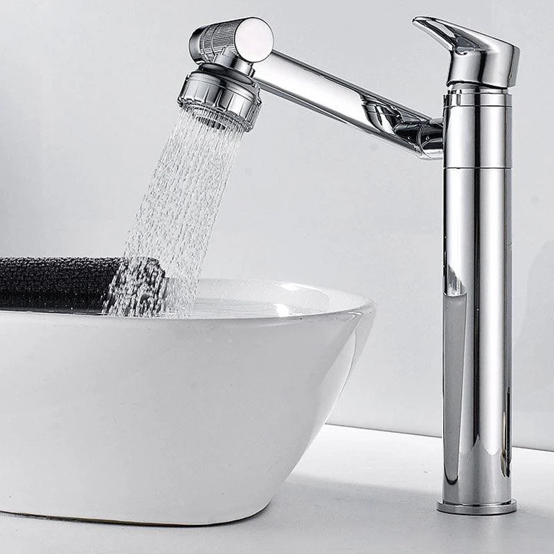 Glam Style Tap Single Handle Vessel Sink Bathroom Tap with Waterfall Spout -Bathlova