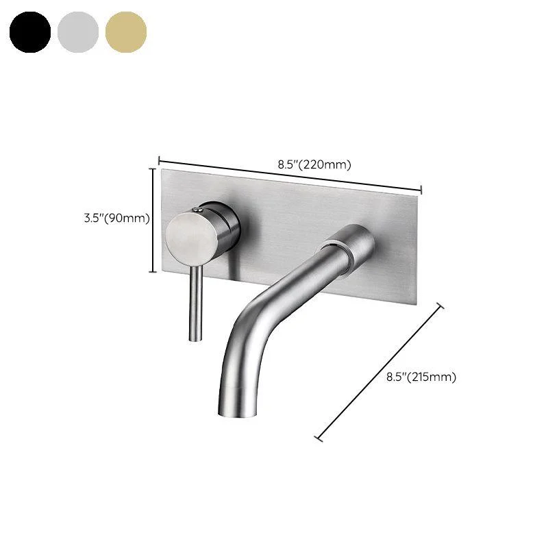 Glam Style Tap Single Handle Wall Mounted Tap for Bathroom -Bathlova