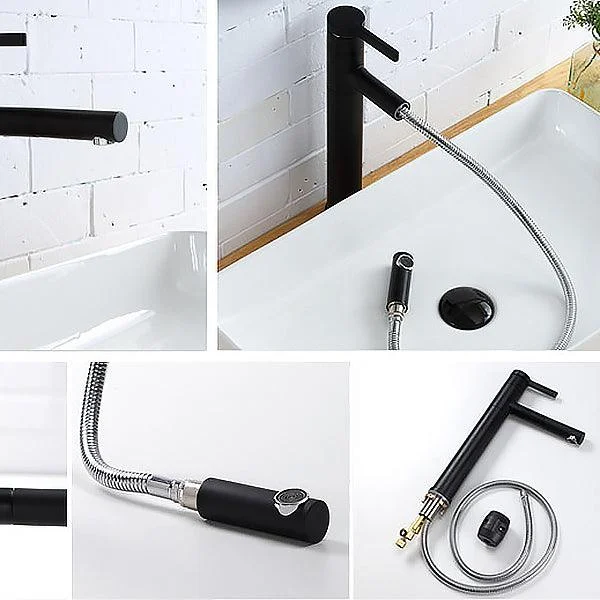 Glam Style Tap Single Lever Handle Vessel Sink Tap for Bathroom -Bathlova