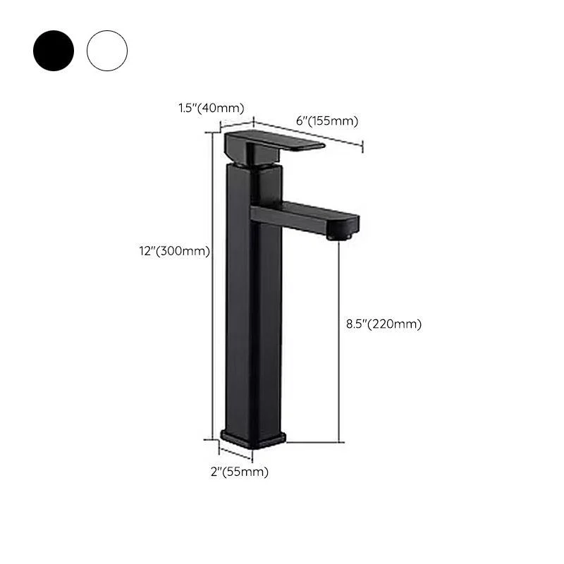 Glam Style Tap Single Lever Handle Vessel Sink Tap for Bathroom -Bathlova