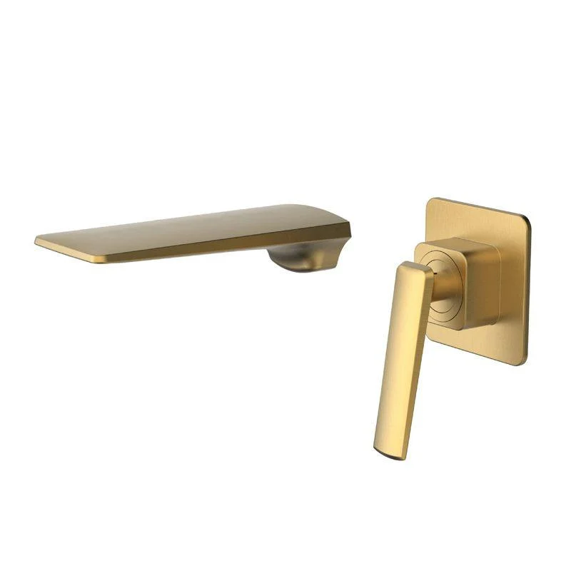 Glam Style Tap Wall Mounted Bathroom Tap with Single Lever Handle -Bathlova