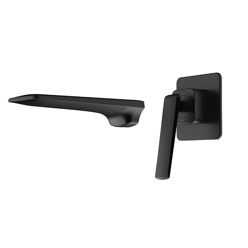 Glam Style Tap Wall Mounted Bathroom Tap with Single Lever Handle -Bathlova