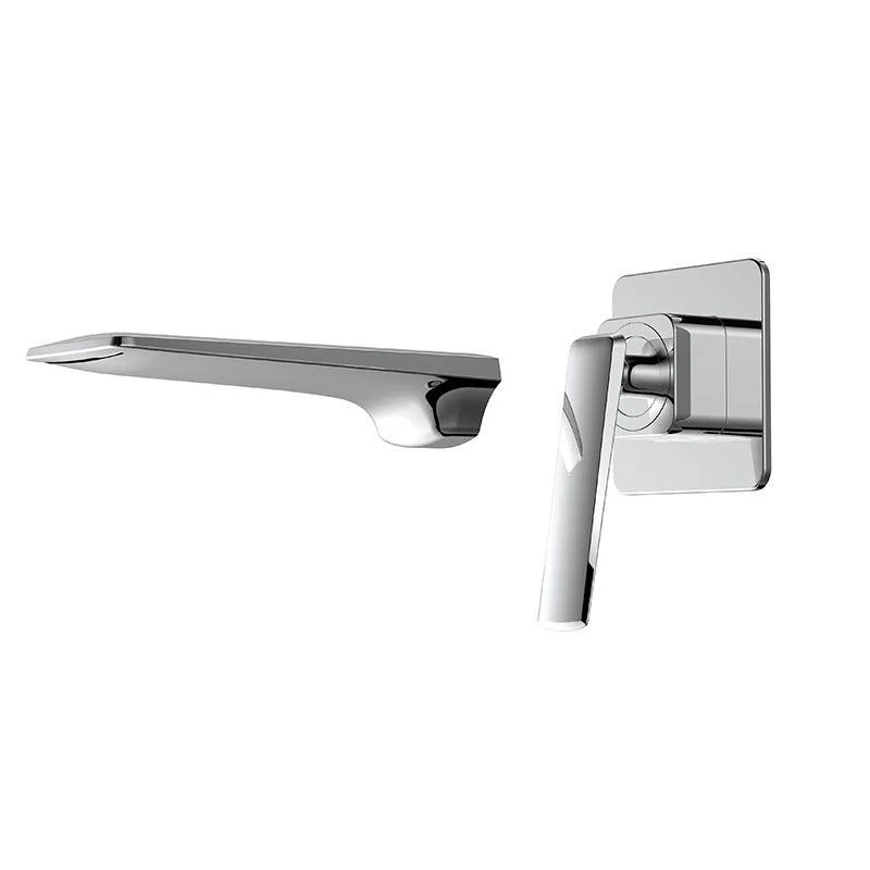 Glam Style Tap Wall Mounted Bathroom Tap with Single Lever Handle -Bathlova