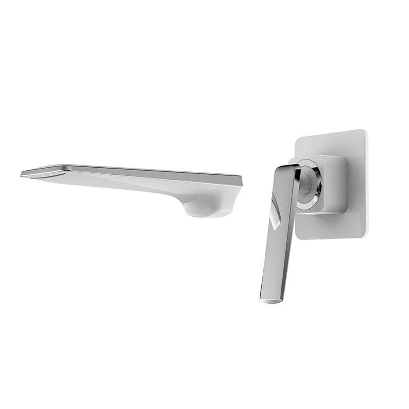 Glam Style Tap Wall Mounted Bathroom Tap with Single Lever Handle -Bathlova