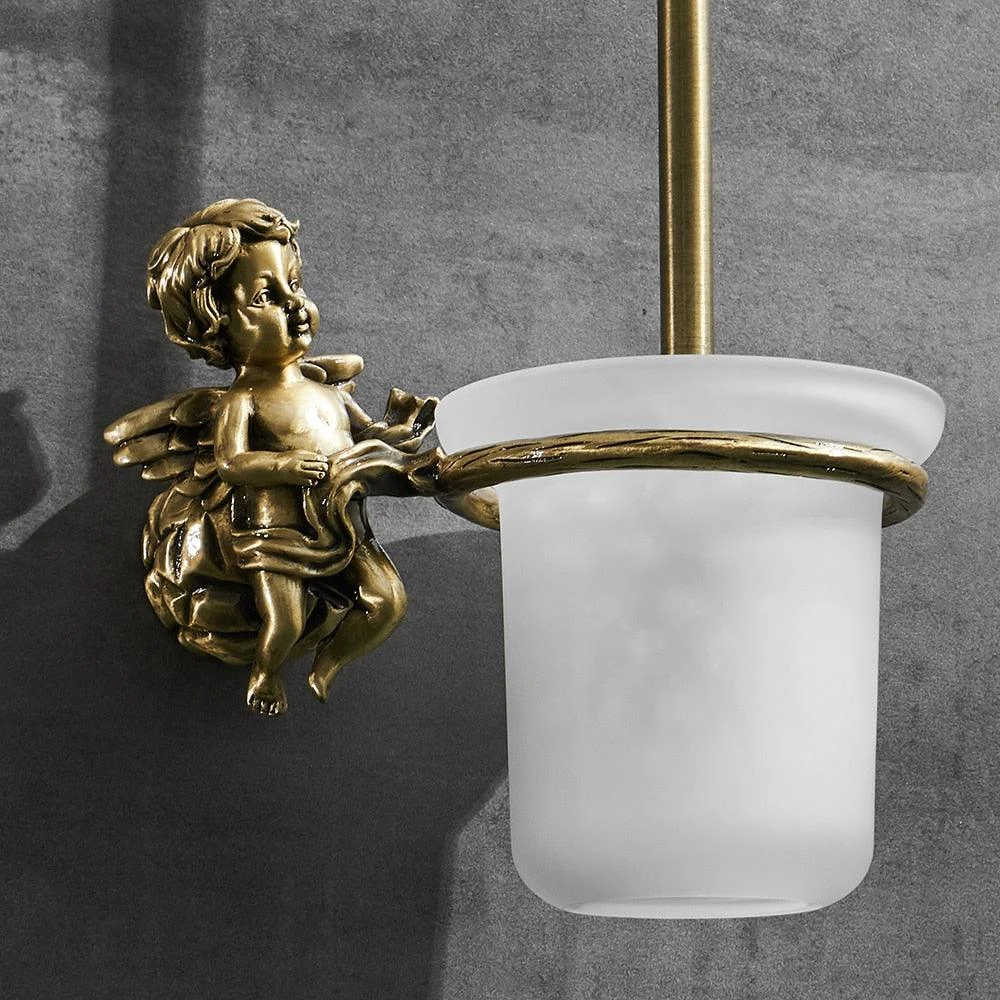 Gold Bathroom Hardware Accessories Set Towel Ring Paper Holder -Bathlova