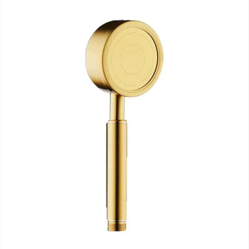 Gold Handheld Shower Head Pressurized 304 Stainless Steel Shower Head -Bathlova