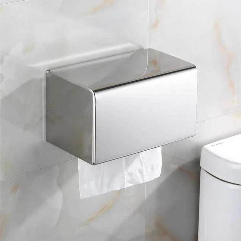 Gold Stainless Steel Bathroom Accessory Roll Paper Toilet Tissue Box -Bathlova