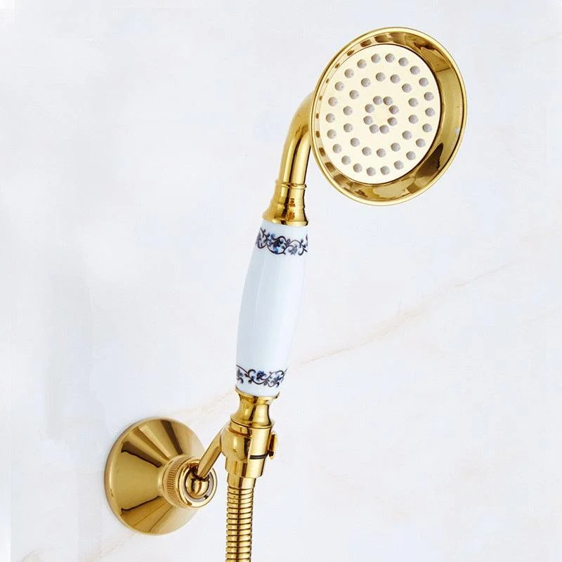 Gold Wall Mounted Bathroom Shower Tap -Bathlova