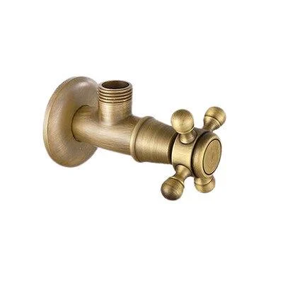 Golden Brass Antique Design Angle Valves -Bathlova