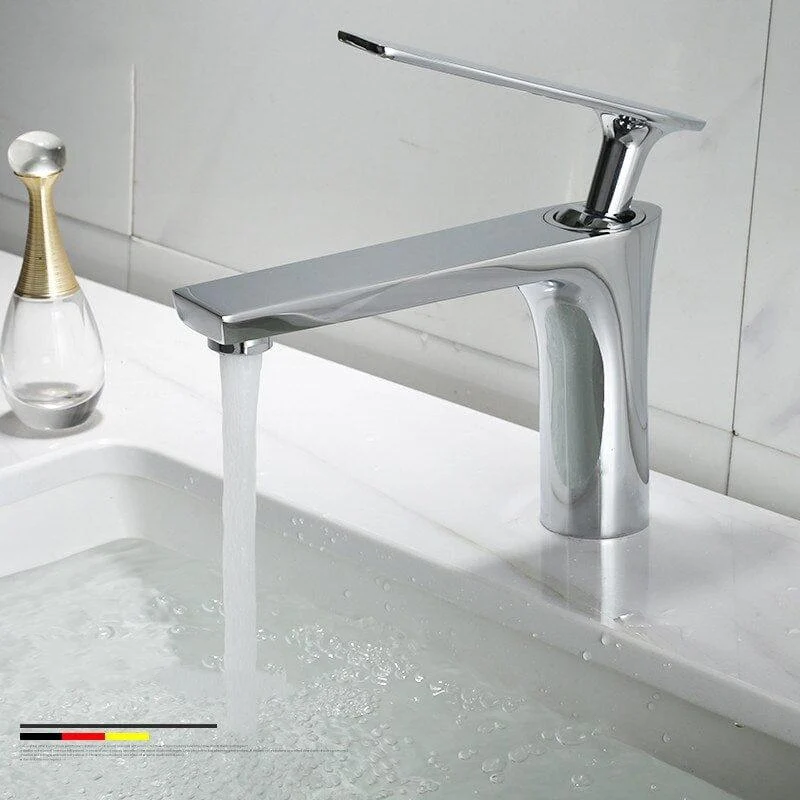 Gunmetal - Single Lever Hot and Cold Bathroom Sink Tap -Bathlova