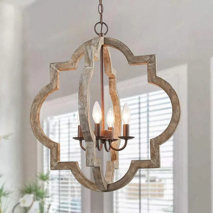 Hadwin - Rustic Wood Pendant Lights -Bathlova