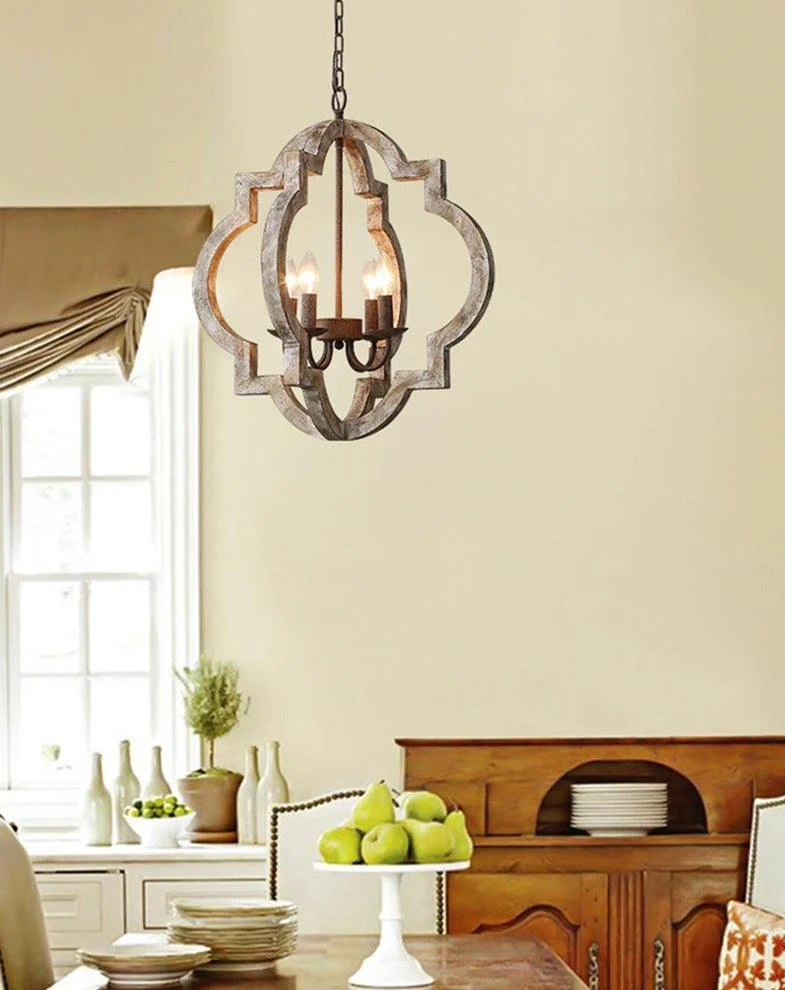 Hadwin - Rustic Wood Pendant Lights -Bathlova