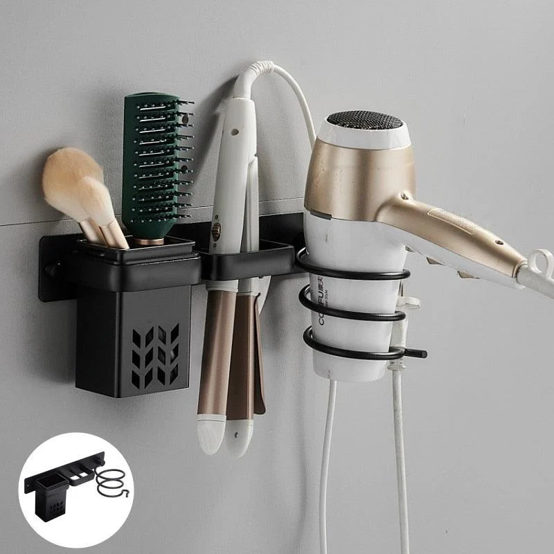 Hair Dryer Organizer Rack Bathroom Hairdryer Straightener Holder -Bathlova