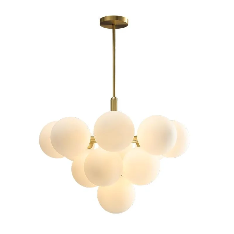 Hale - Frosted Glass Globe Chandelier -Bathlova