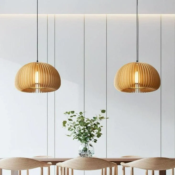 Handcrafted Bamboo Pendant Light -Bathlova