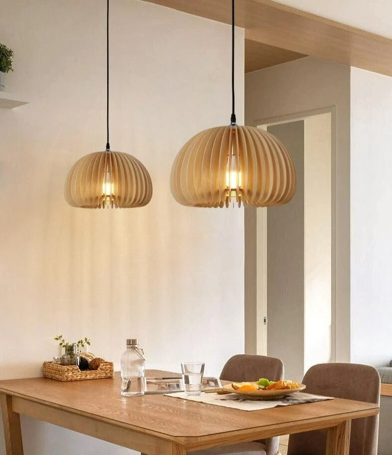 Handcrafted Bamboo Pendant Light -Bathlova