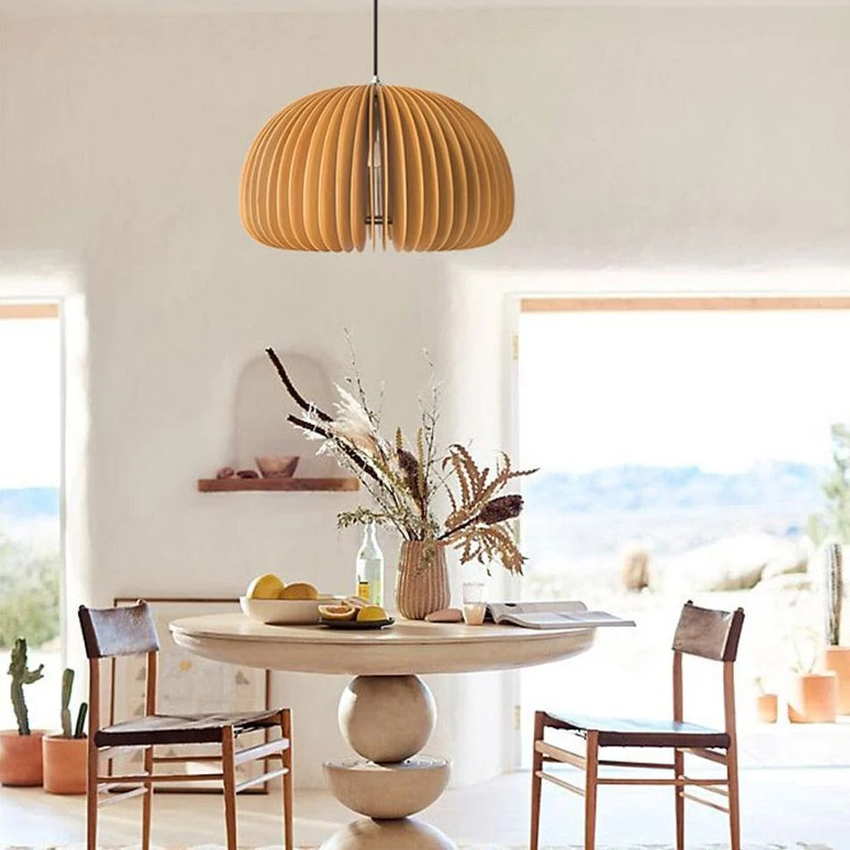 Handcrafted Bamboo Pendant Light -Bathlova