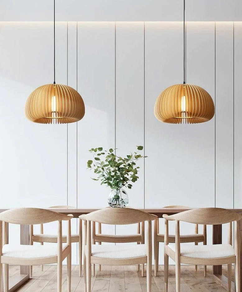 Handcrafted Bamboo Pendant Light -Bathlova