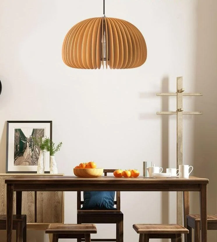 Handcrafted Bamboo Pendant Light -Bathlova