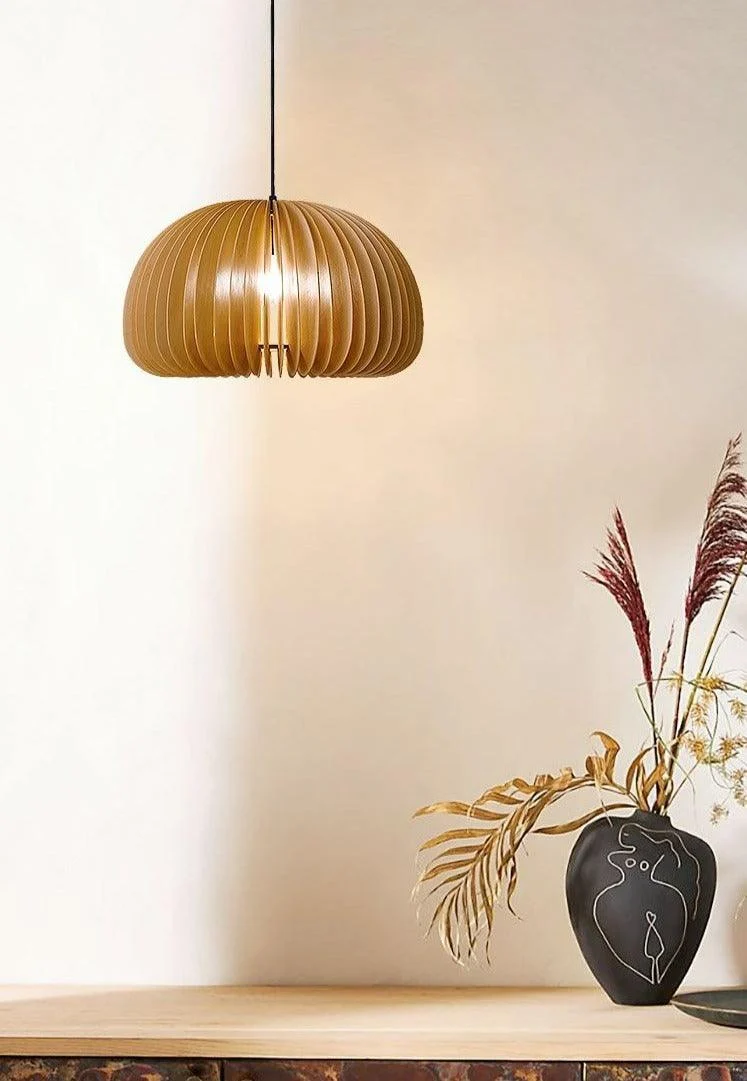 Handcrafted Bamboo Pendant Light -Bathlova