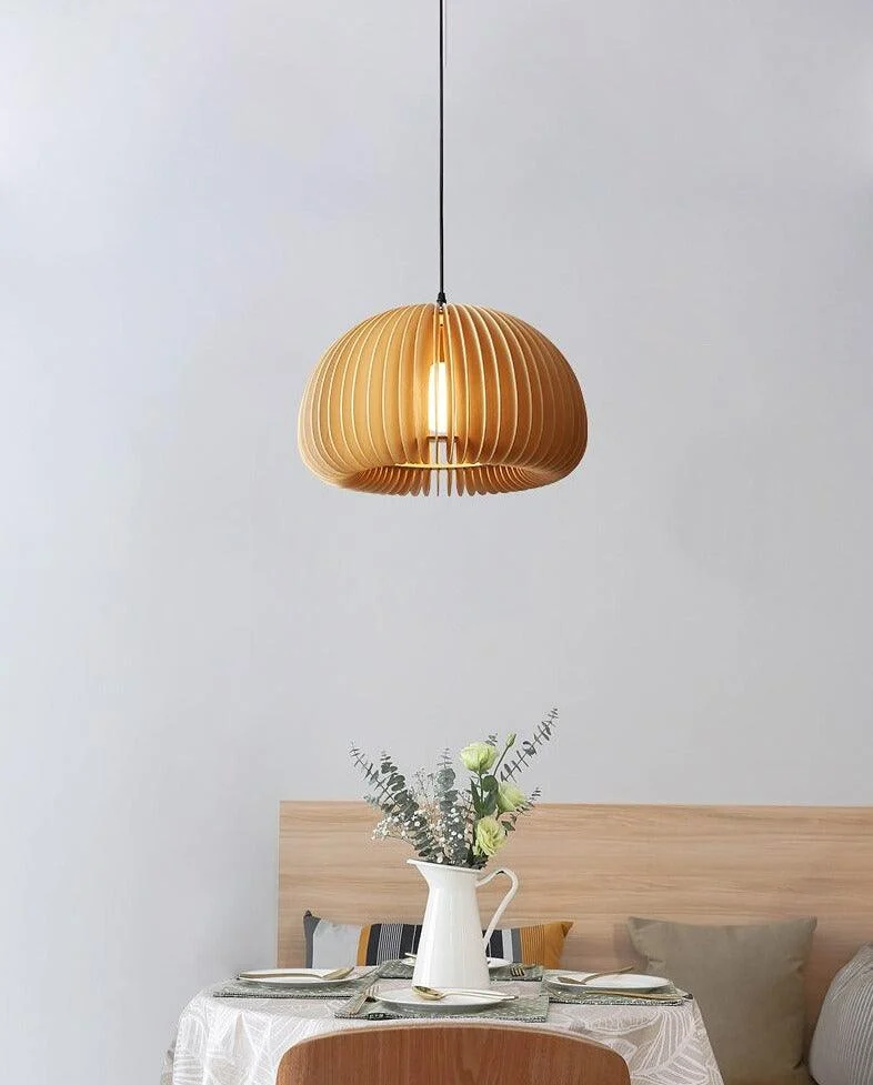 Handcrafted Bamboo Pendant Light -Bathlova