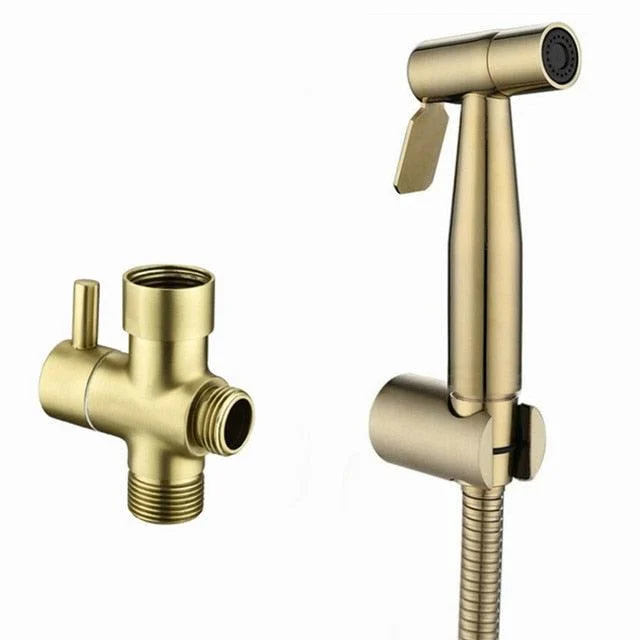 Handheld Bidet Sprayer With Diverter Set Stainless Steel Hand Bidet -Bathlova