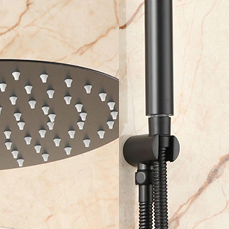 In-wall Shower Full Set Embedded Shower Top Nozzle Concealed Booster Shower Set -Bathlova