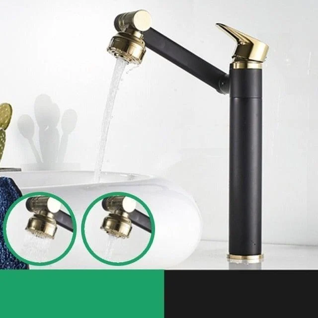 Index Bath 2 in 1 Black Tap Basin Tap Kitchen Sink Tap Mixer Aerator -Bathlova