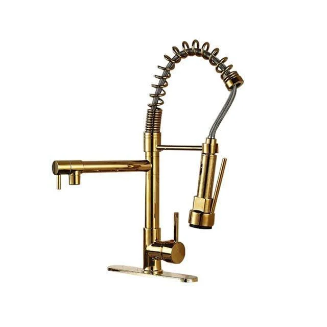 Index Bath 360 Brass Multifunctional Tap Pull Down Dual Spout Kitchen Tap -Bathlova