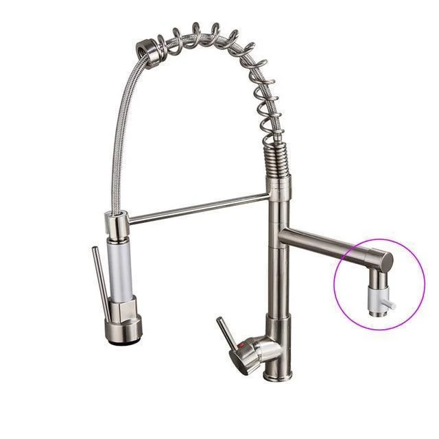 Index Bath 360 Brass Multifunctional Tap Pull Down Dual Spout Kitchen Tap -Bathlova