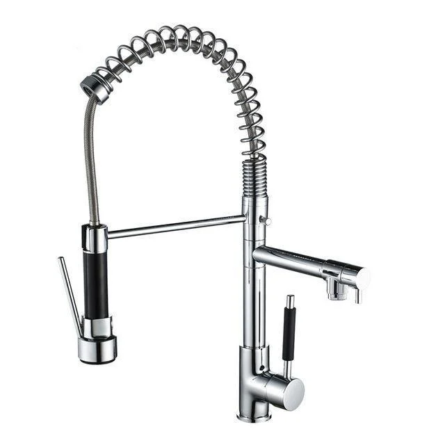 Index Bath 360 Brass Multifunctional Tap Pull Down Dual Spout Kitchen Tap -Bathlova