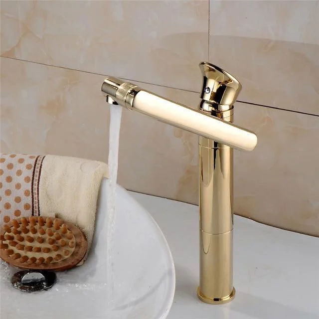 Index Bath 360 Degree Tall Brass Swivel Crane Tap Hot and Cold Multifunctional Tap -Bathlova