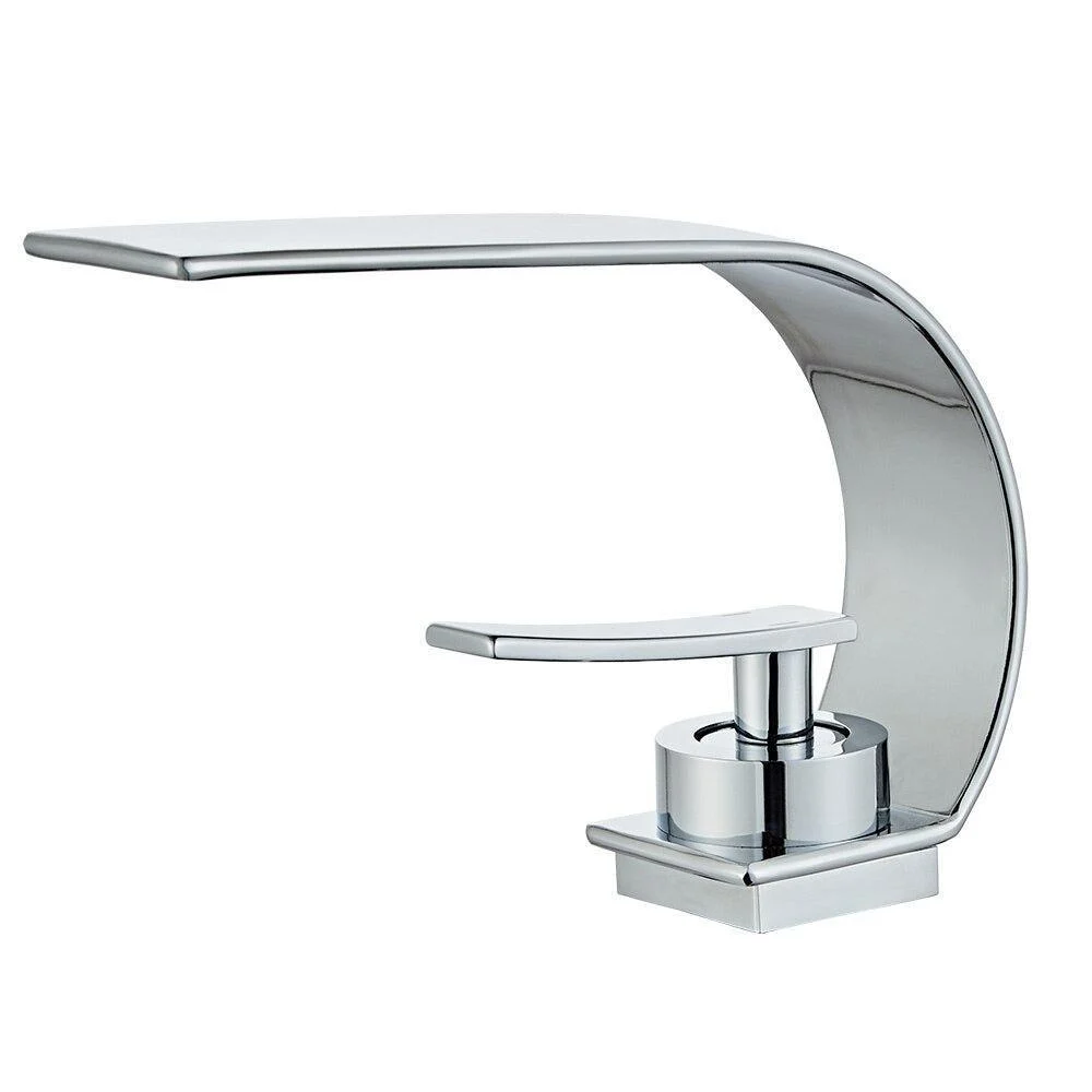 Index Bath Solid Brass Tap Hollow Bathroom Basin Tap Cold & Hot Water Mixer Sink Tap -Bathlova