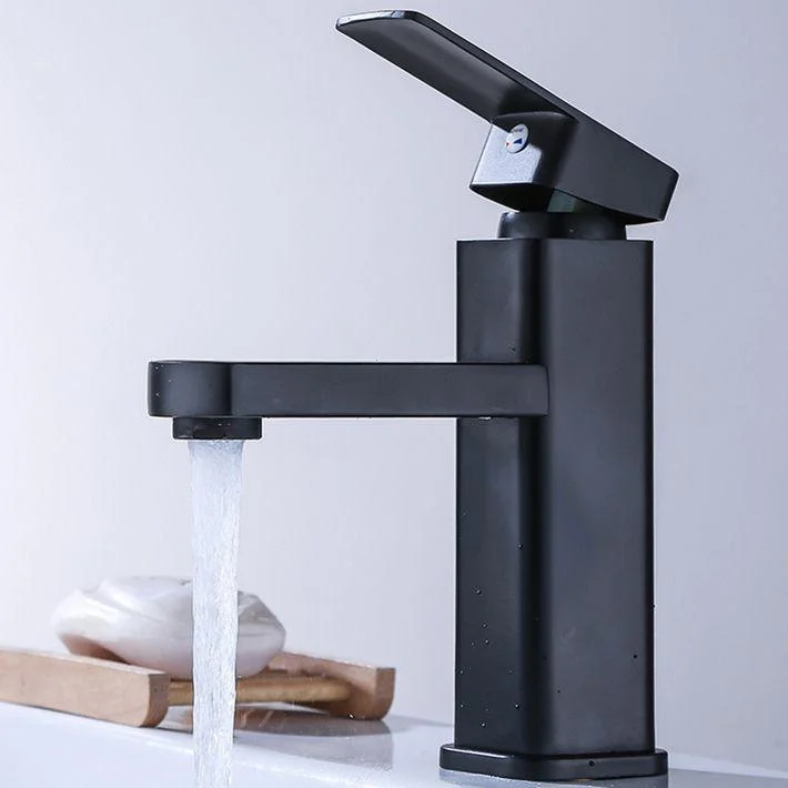 Industrial Bathroom Tap Stainless Steel Lever Handles with Water Hose Vessel Tap -Bathlova