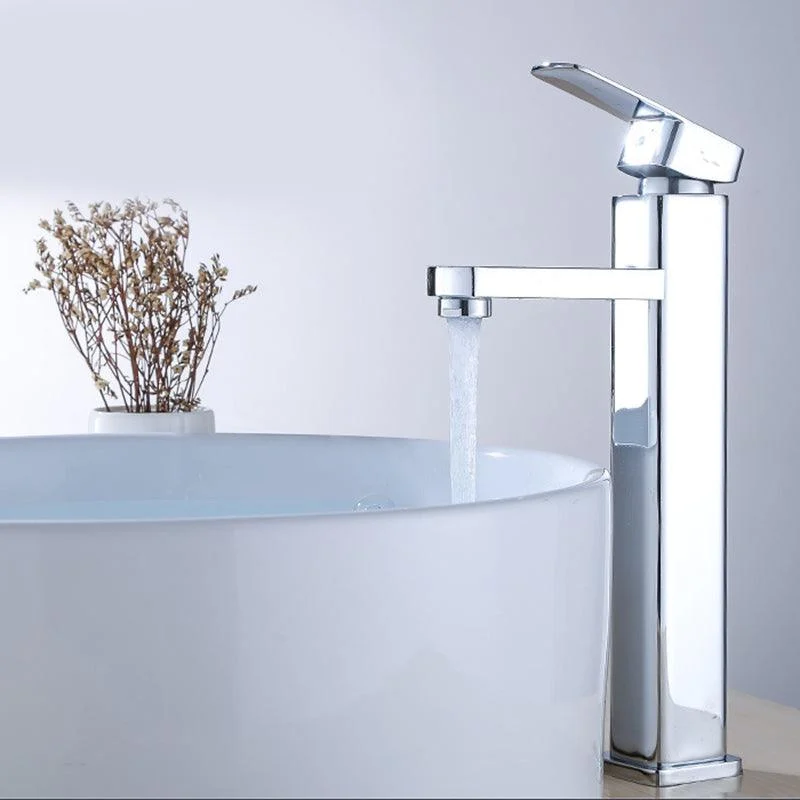 Industrial Bathroom Tap Stainless Steel Lever Handles with Water Hose Vessel Tap -Bathlova