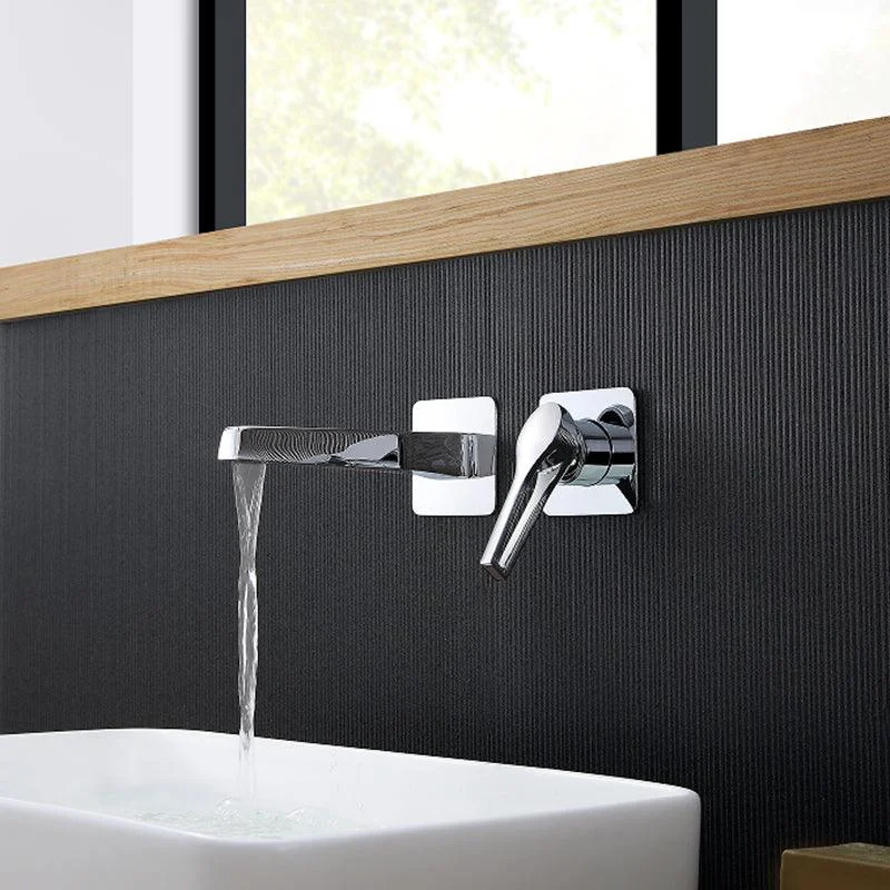 Industrial Style Bathroom Tap Wall Mounted Rod Handle Tap -Bathlova