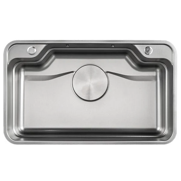 Kitchen Sink Basket Strainer Stainless Steel Undermount Kitchen Sink with Cutting-Board -Bathlova