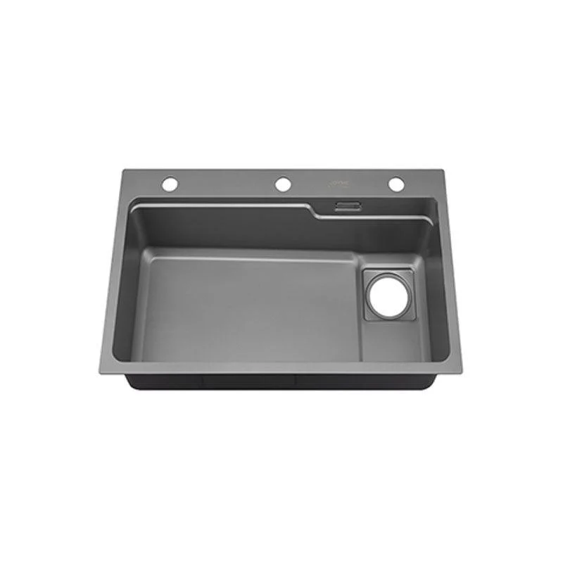 Kitchen Sink Stainless Rectangular Water Purification Kitchen Sink with Tap -Bathlova