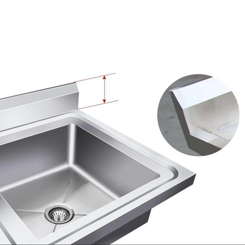 Kitchen Sink Top Mounted Stainless Steel Tap Included Kitchen Sink -Bathlova